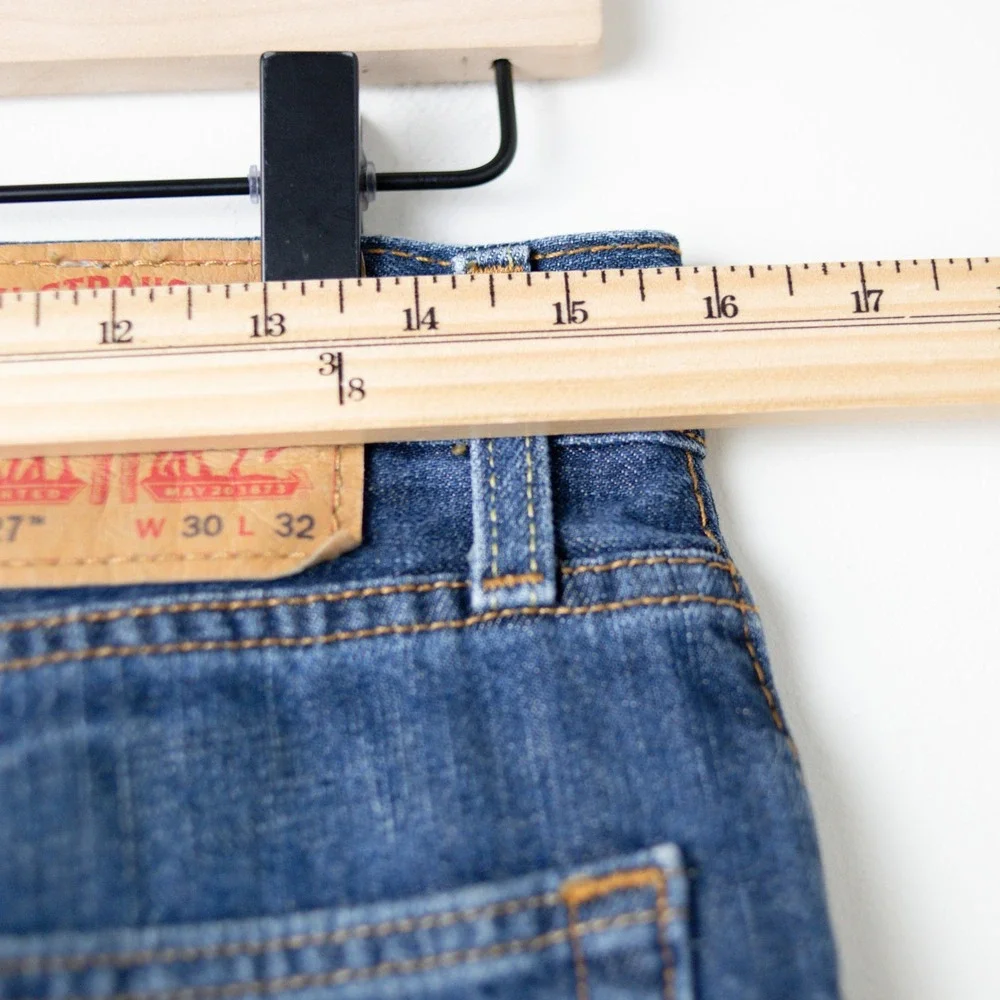 Levi's 527 Slim Bootcut Jeans Mens 30x32 Blue Medium Wash 100% Cotton Denim